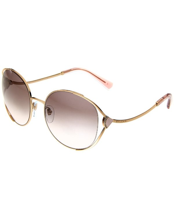 Women's BV6181B 57mm Sunglasses / Gilt