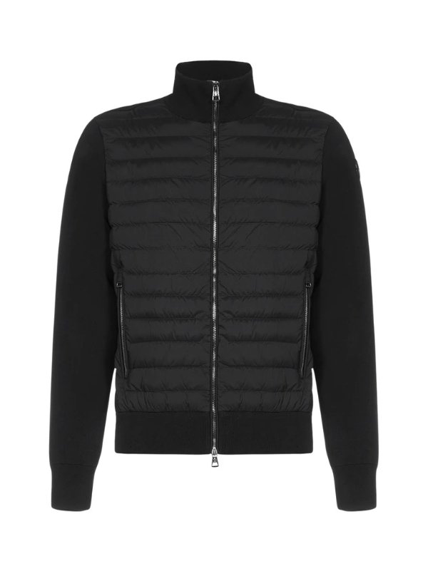 Panelled Knit Down Jacket