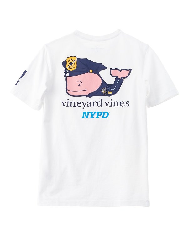 vineyard vines NYC Policeman Whale T-Shirt