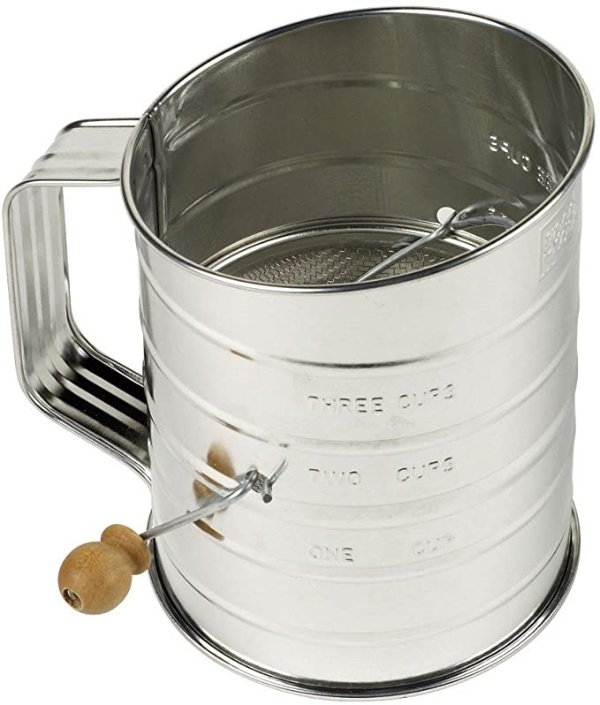 Sifter, 3-Cup Tin