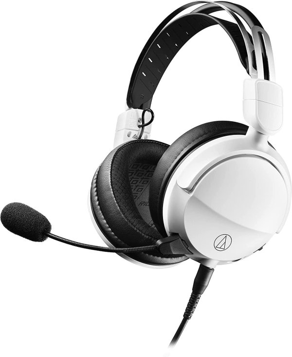 High-Fidelity Closed-Back Wired Gaming Headset - White