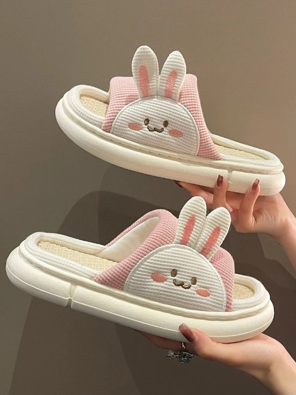 可爱兔纸拖鞋