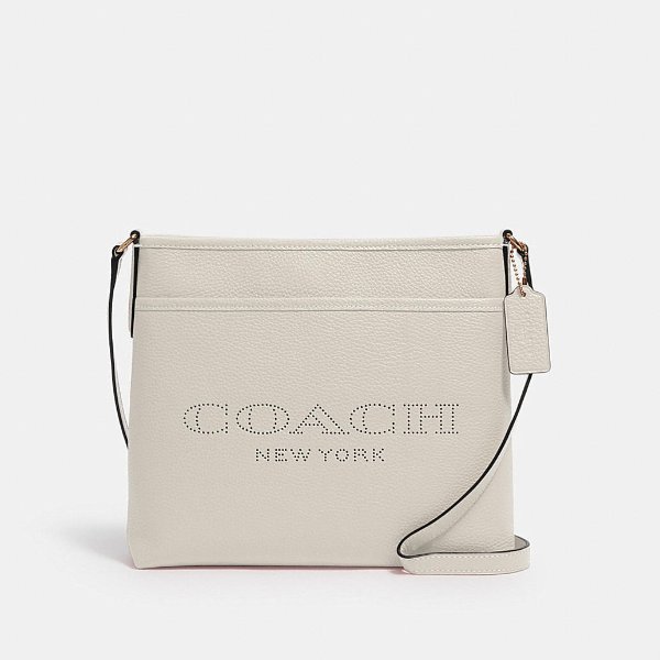 File Bag With Coach Print