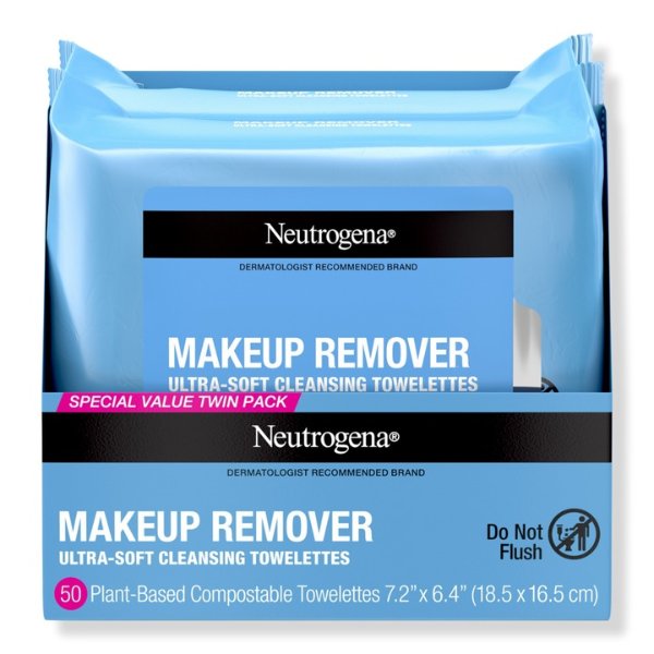 Makeup Remover Cleansing Towelettes, Twin Pack - Neutrogena | Ulta Beauty