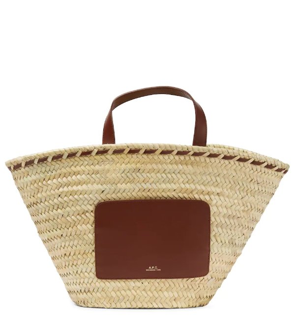 Zoe straw basket bag