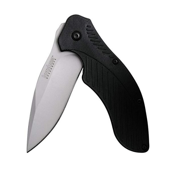 Clash Folding Knife (1605) with SpeedSafe Assisted Opening, Stainless Steel with Reversible Pocketclip and Glass Filled Nylon Handle, 4.3 oz, 3.1 Inch Blade, 7.4 Inch Overall Length