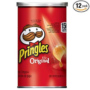 Pringles Potato Crisps Chips Original Flavored 28.3 oz Box12 Cans