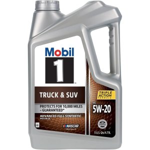 Mobil 1 Truck & SUV Full Synthetic Motor Oil 5W-20, 5 Quart