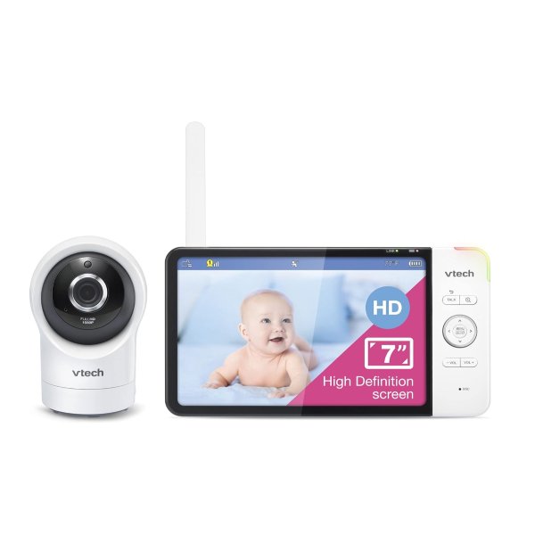 RM7764HD 1080p WiFi Remote Access Baby Monitor, 360° Pan&Tilt, 7” 720p HD Display