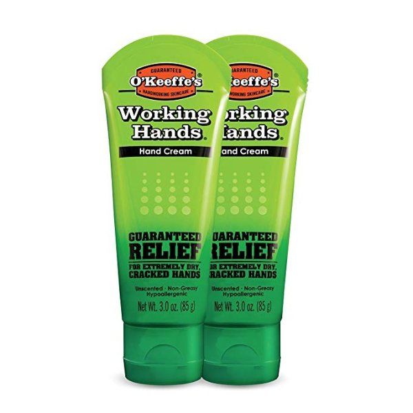 Working Hands Hand Cream, 3 ounce Tube, (Pack of 2)