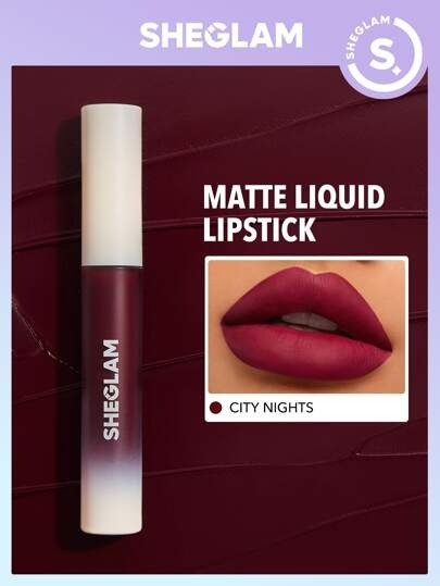 SHEGLAM Matte Allure Liquid Lipstick - City Nights