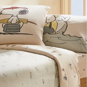 Zara Home x Snoopy史努比 联名家居 可爱餐具、床品 创意周边