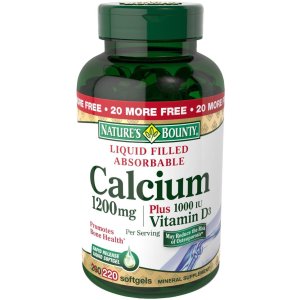 Nature's Bounty Calcium 1200 Mg. Plus Vitamin D3, 220-Count