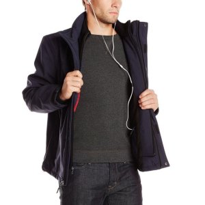 Calvin Klein 男士3合1防水防风保暖时尚夹克