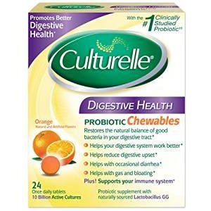 Culturelle Digestive Health Chewable Tablets, 24 Count