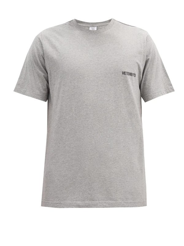 Logo-print cotton-jersey T-shirt | Vetements | MATCHESFASHION US