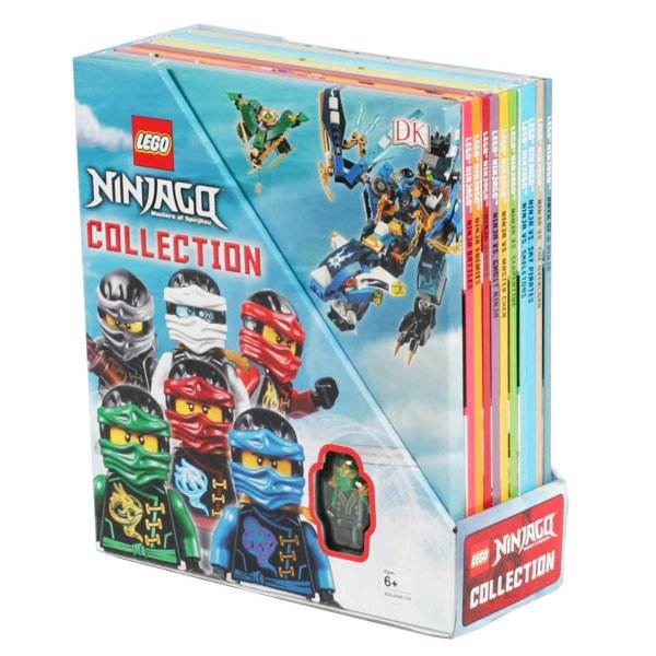 NINJAGO Collection: 10 Book Box Set with Minifigure
