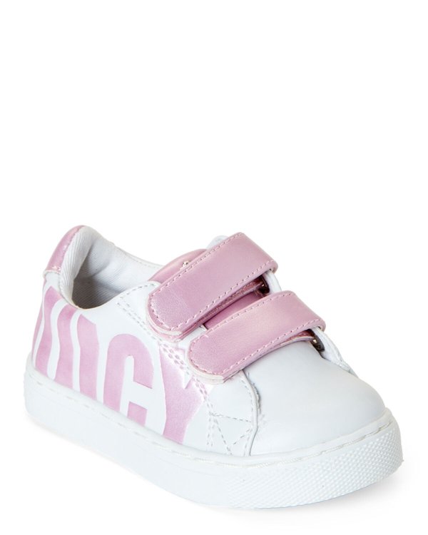 (Toddler Girls) White & Pink Lil Modesto Sneakers