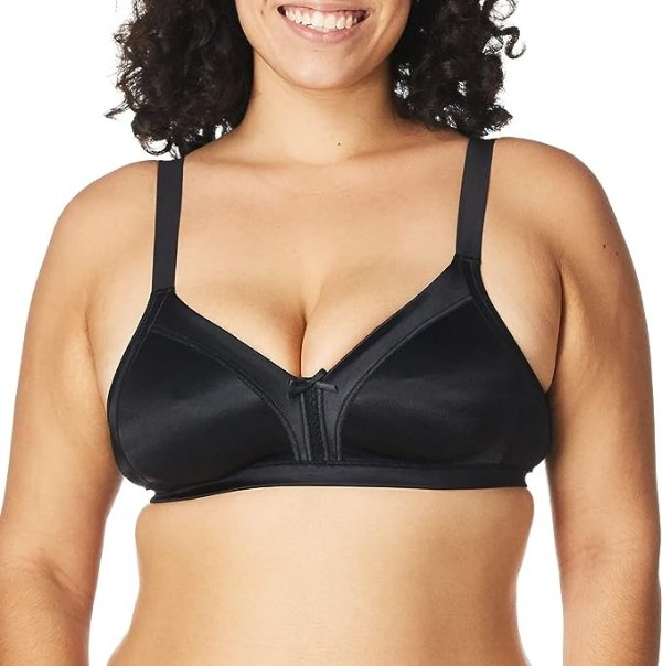 Women's Double Support Wireless Soft Touch with Cool Comfort Bra DF0044