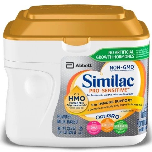 Pro-Sensitive (HMO) 非转基因奶粉 22.5盎司