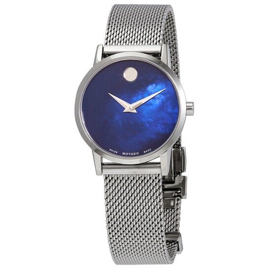 Museum Classic Blue Mother of Pearl Dial Ladies Watch 0607425