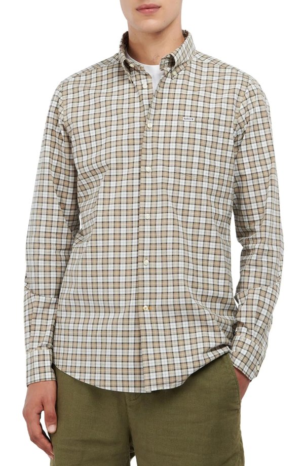 Lomond Tailored Fit Button-Down Shirt