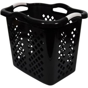 Home Logic Best Lamper Laundry Basket 2 Bushel, Black