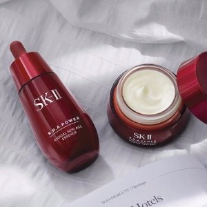 延长一天：SK-II护肤产品超高送$300礼卡热卖  收神仙水超值套装