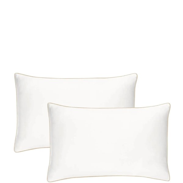 Skin Rejuvenating Anti-Aging Copper Pillowcase Duo - Ivory White