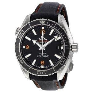 Omega Men&#39;s 232.32.42.21.01.005 Sea Master Plant Ocean Black Dial Watch