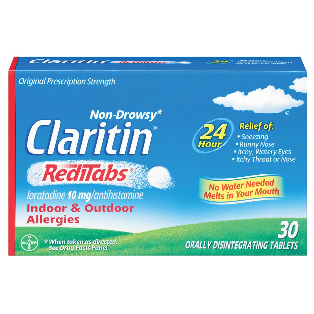 Claritin Claritin 开瑞坦24小时不发困过敏药 30片