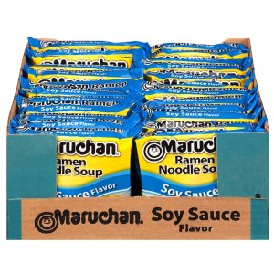 Maruchan Flavor Ramen Noodles, Soy Sauce Pack of 24