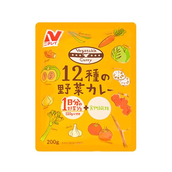 NICHIREI 12种蔬菜 即食营养咖喱酱 200g