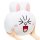 Decorative Pillows Cushion - CONY Wink Season 2 Character Face Soft Plush Stuffed Toy, 15 Inch, White