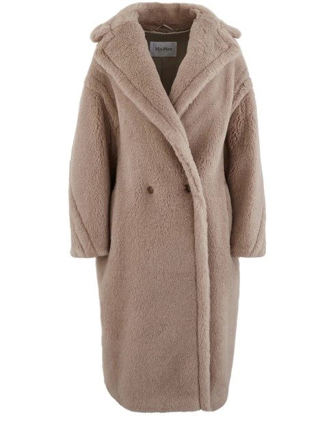Teddy wool and alpaca coat