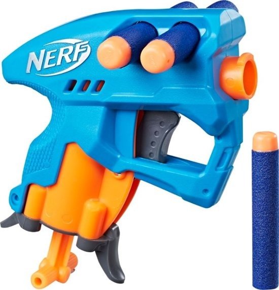 Hasbro - Nerf N-Strike Nano Fire Blaster - Blue And Orange