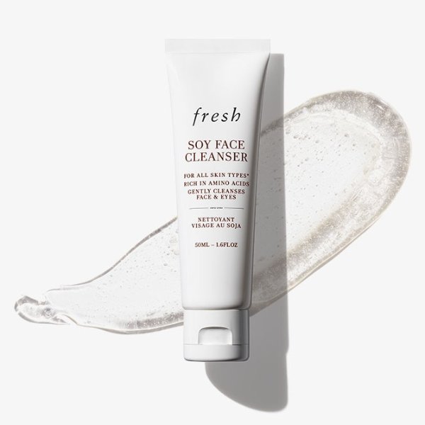 Soy Ph-Balanced Hydrating Face Wash, 50Ml | Skincare | Fresh Beauty US