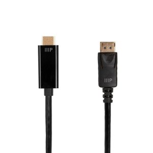 Monoprice Select DisplayPort Cables (4K@60Hz): 3.3' Cable or 6.6' Mini Cable