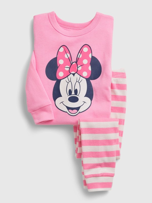 Disney Minnie Mouse 婴儿、小童有机棉睡衣套装