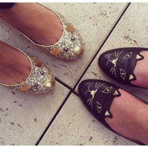 Charlotte Olympia Cat And Mouse Ballet flats @ YOOX