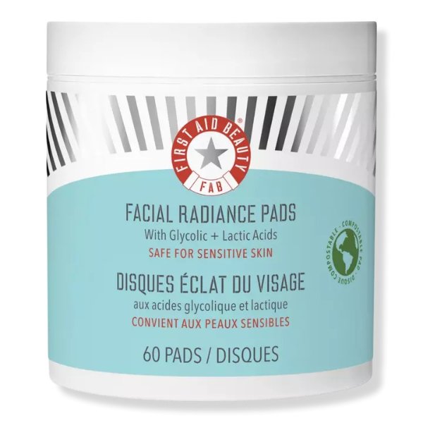 Facial Radiance Pads with Glycolic + Lactic Acids