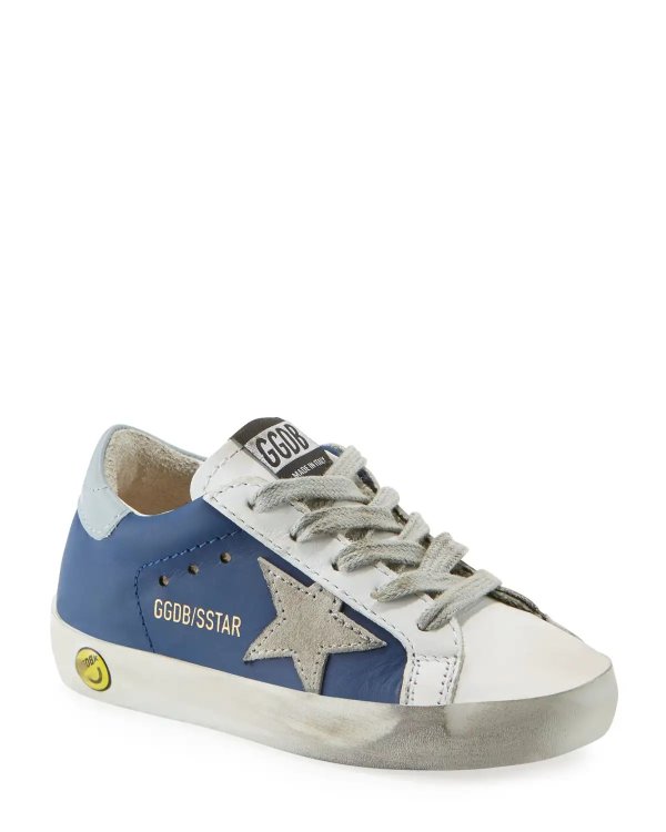 Superstar Leather & Suede Low-Top Sneakers, Baby/Toddler