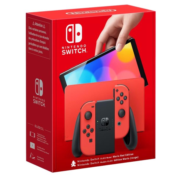 Switch OLED 马里奥红色限定版丨BOX