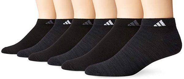 adidas Men's Superlite Low Cut Socks (6-Pack)