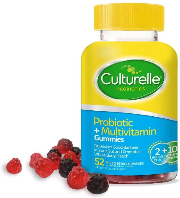 Culturelle Probiotic + Multivitamin Gummies for Adults