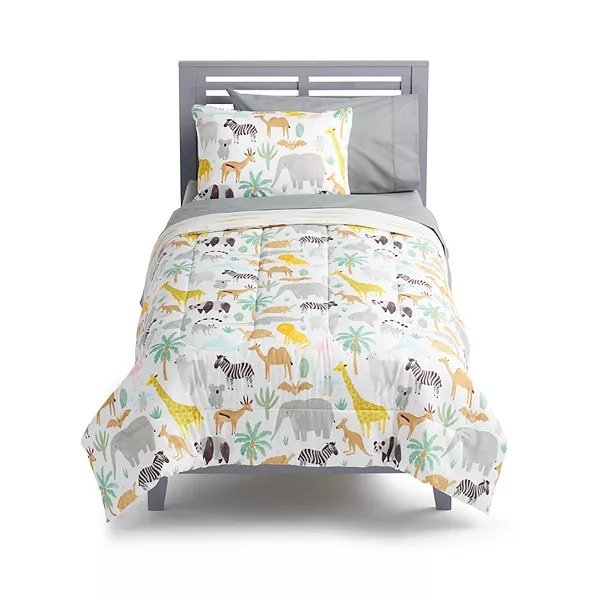 ® Aaron Animal Reversible Comforter Set with Shams