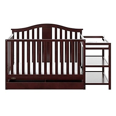 ™ Solano 4-in-1 Convertible Crib and Changer in Gray | buybuy BABY