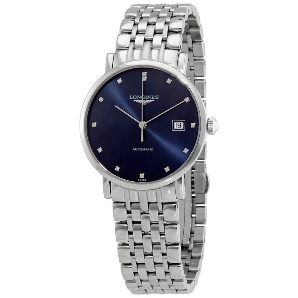 La Grande Automatic Diamond Blue Dial Watch L48104976