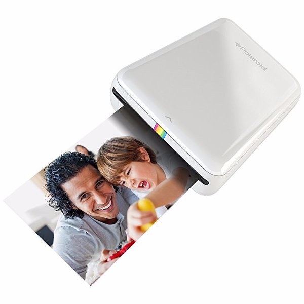 Polaroid ZIP Mobile Printer w/ZINK Zero Ink Printing Technology - Compatible w/iOS & Android Devices - White