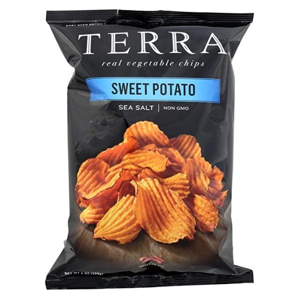 Sweet Potato Chips with Sea Salt, 6 oz. (Pack of 12)